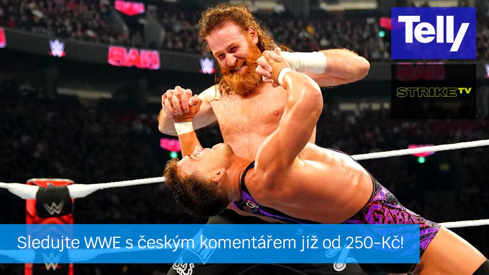 Premiérová epizoda WWE RAW s českým komentářem na STRIKETV už dnes!