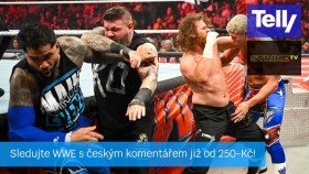 Karta pro dnešní show WWE RAW s českým komentářem na STRIKETV