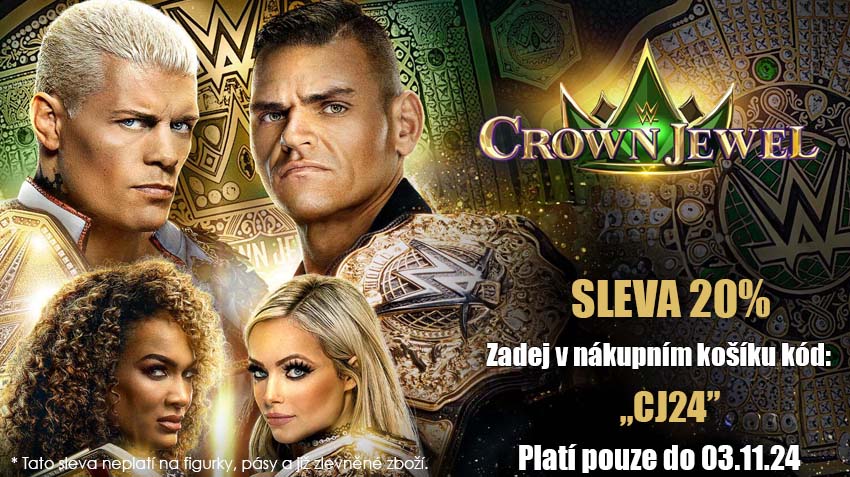 WrestlingShop: Speciální WWE Crown Jewel 2024 sleva!