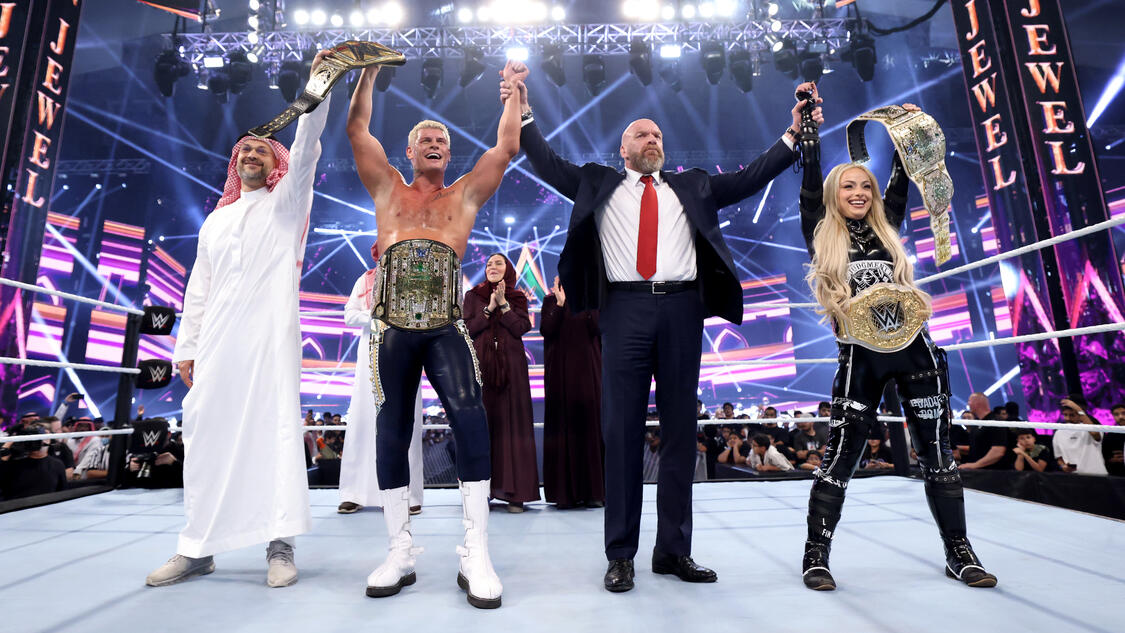 Cody Rhodes, Triple H & Liv Morgan