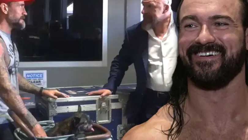 Drew McIntyre nazval CM Punka „zablešeným pozérem“ po videu s Larrym v zákulisí WWE