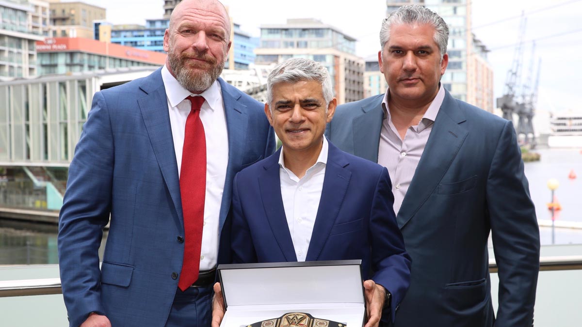 Triple H, Sadiq Khan & Nick Khan