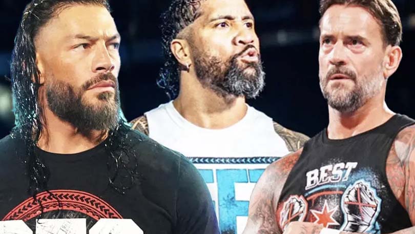 Roman Reigns, Jey Uso & CM Punk