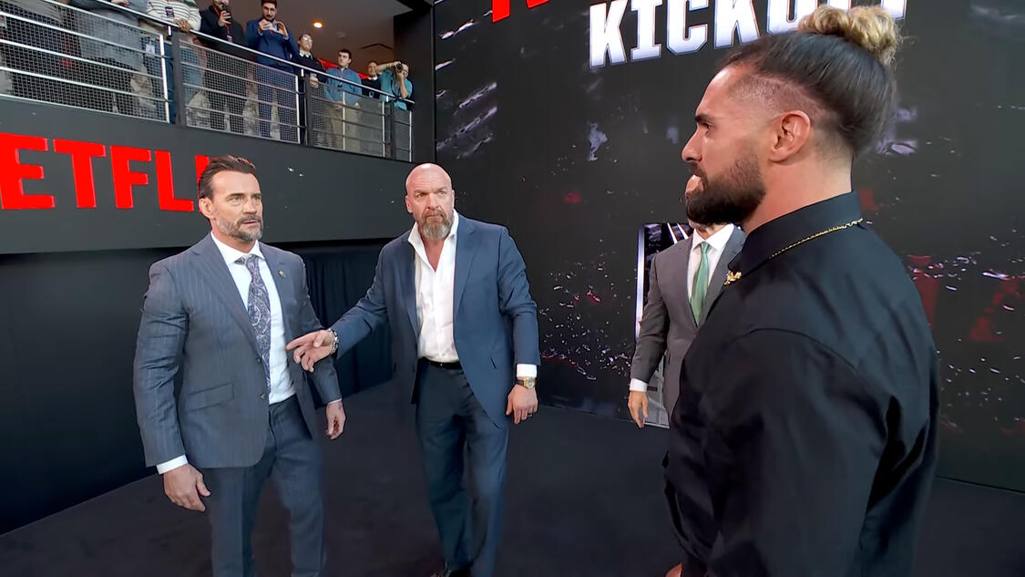 CM Punk, Triple H & Seth Rollins