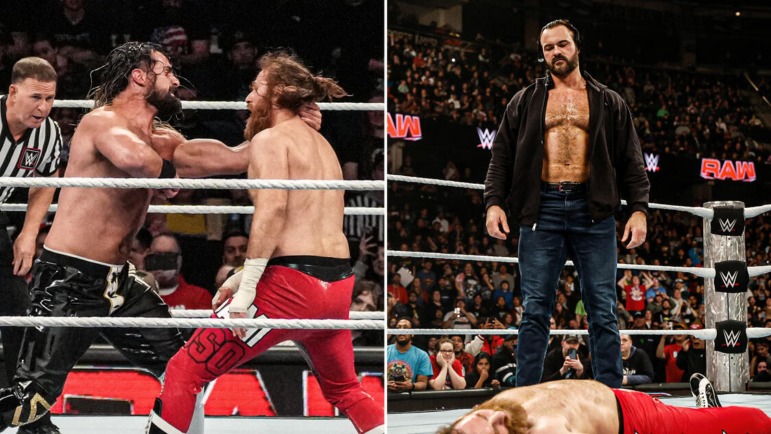 Seth Rollins, Sami Zayn & Drew McIntyre