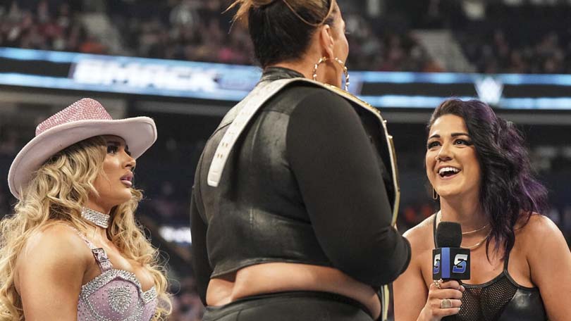 Tiffany Stratton, Nia Jax & Bayley