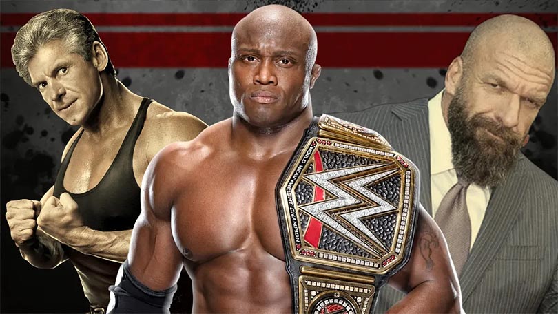 Vince McMahon, Bobby Lashley & Triple H