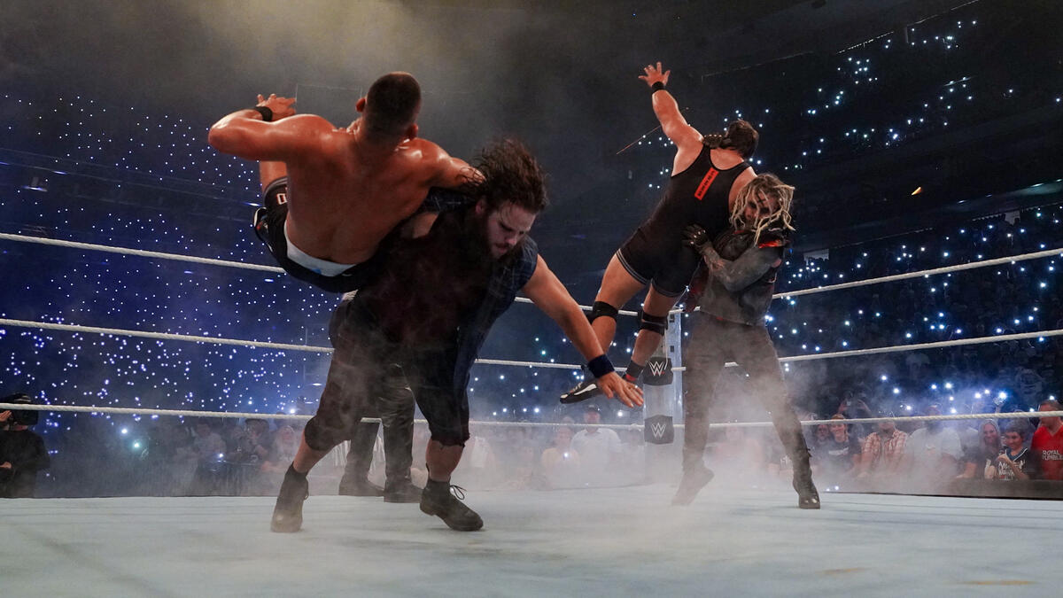 The Wyatt Sicks vs. The Creed Brothers