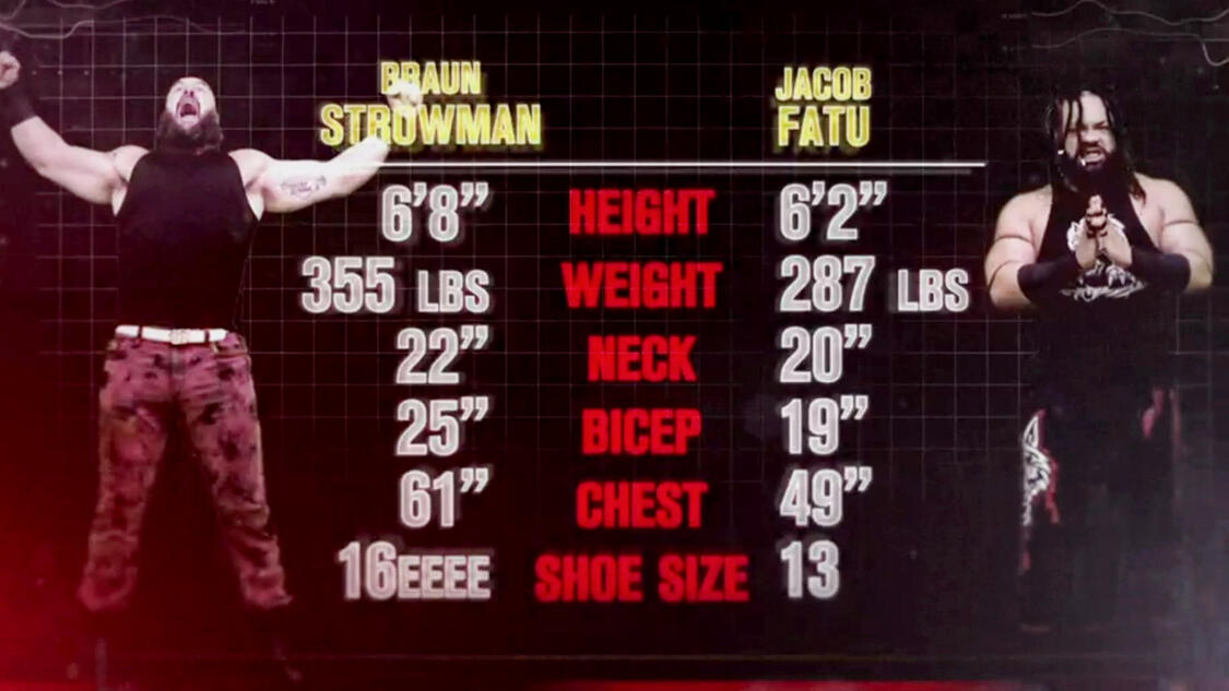 Braun Strowman vs. Jacob Fatu