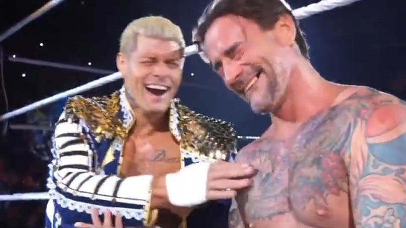 Cody Rhodes a CM Punk spojili své síly na včerejším WWE Live Eventu