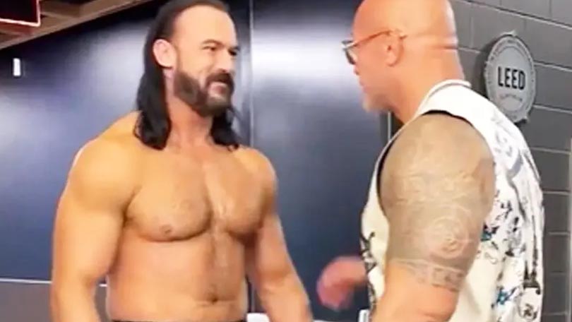 Drew McIntyre si zanadával a požádal The Rocka o laskavost