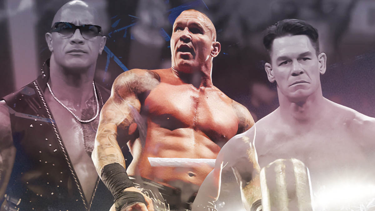 The Rock, Randy Orton & John Cena