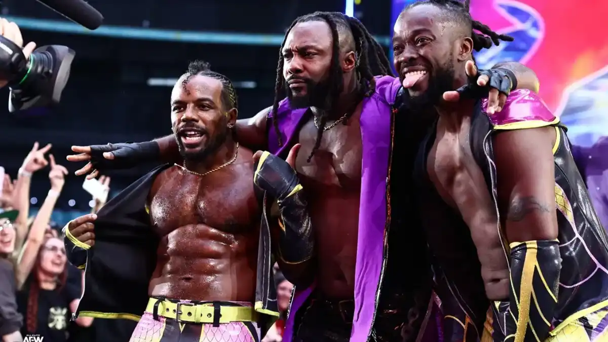 Xavier Woods, Swerve Strickland & Kofi Kingston