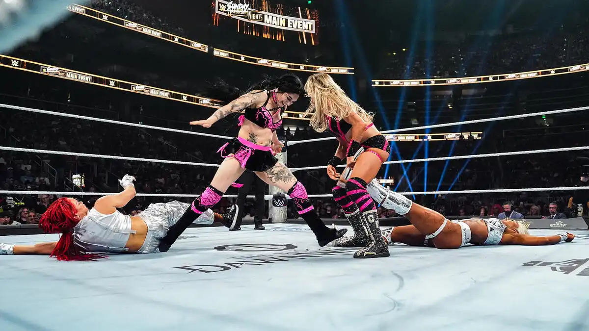 B-Fab, Tatum Paxley, Charlotte Flair & Jade Cargill